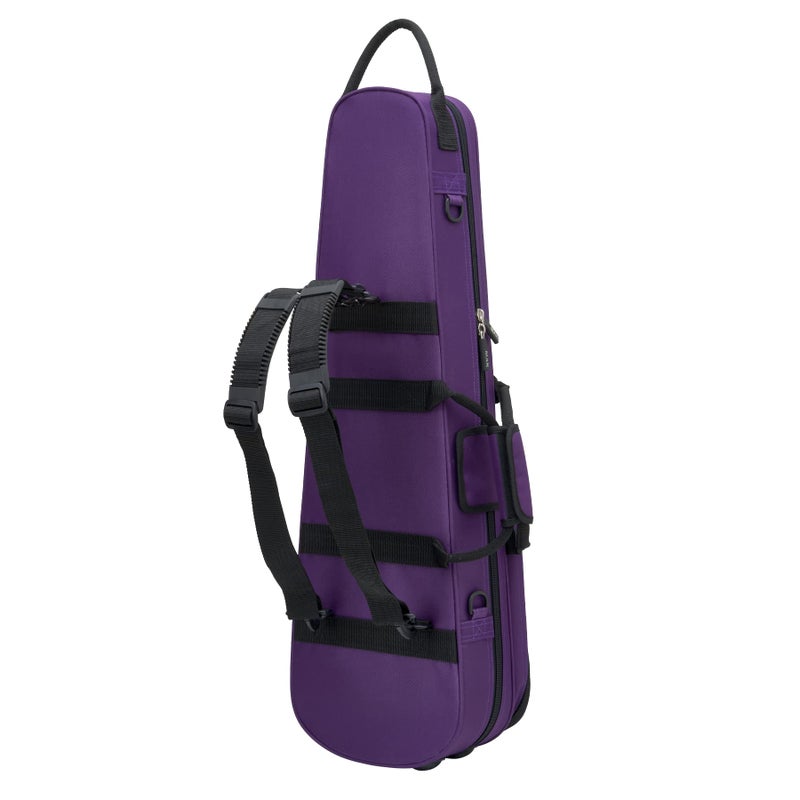 Protec 4/4 Violin Shaped MAX Case, Model MX044PR Purple - Image 5